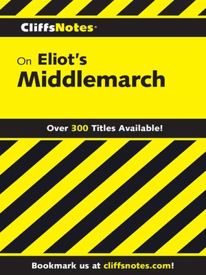 cover image of CliffsNotes on Eliot's Middlemarch